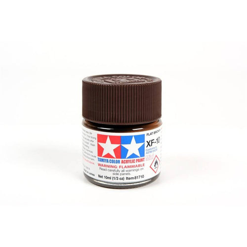 Tamiya Tamiya 81710 - XF10 ACRYLIC 10ML FLAT BROWN