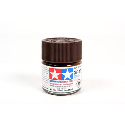 Tamiya Tamiya 81710 - XF10 ACRYLIC 10ML FLAT BROWN