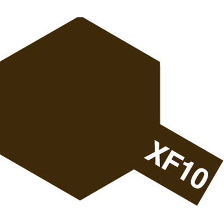 Tamiya Tamiya 81710 - XF10 ACRYLIC 10ML FLAT BROWN
