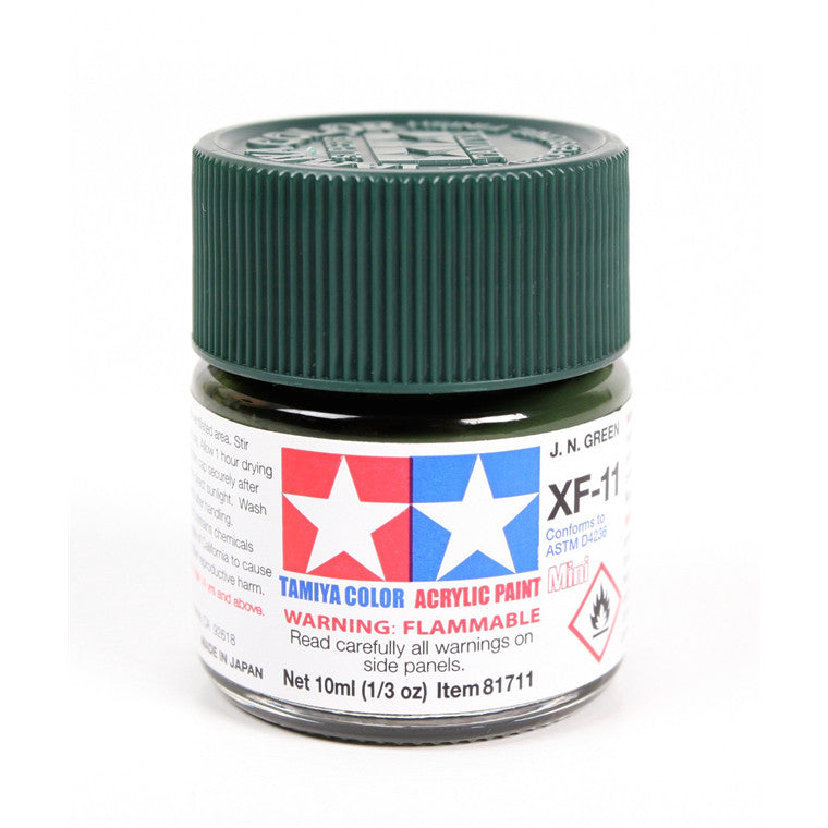 Tamiya 81711 - XF11 ACRYLIC 10ML J.N. GREEN