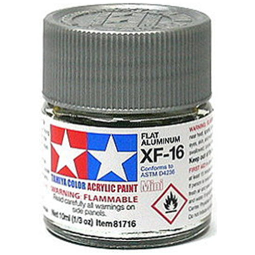 Tamiya Tamiya 81716 - XF16 ACRYLIC 10ML FLAT ALUMIN