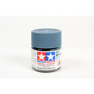 Tamiya Tamiya 81718 - XF18 ACRYLIC 10ML MEDIUM BLUE