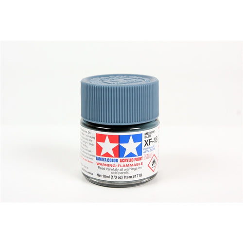 Tamiya Tamiya 81718 - XF18 ACRYLIC 10ML MEDIUM BLUE