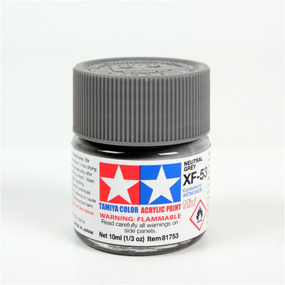 Tamiya Tamiya 81753 - XF53 ACRYLIC 10ML NEUTRAL GREY