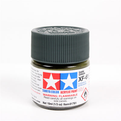 Tamiya Tamiya 81761 - XF61 ACRYLIC 10ML DARK GREEN