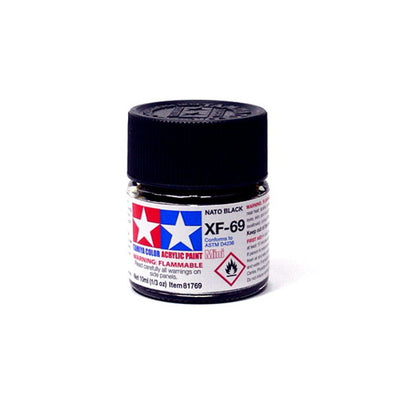 Tamiya Tamiya 81769 - XF69 ACRYLIC 10ML NATO BLACK