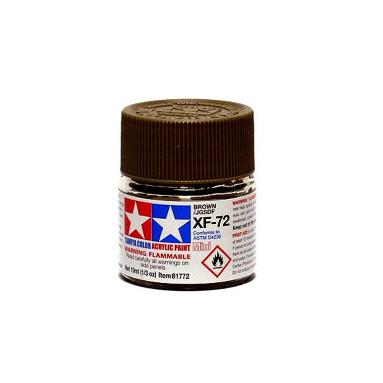 Tamiya Tamiya 81772 - XF72 ACRYLIC 10ML BROWN JGSDF