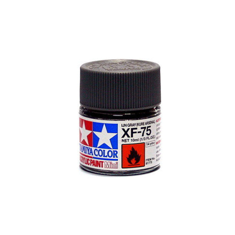 Tamiya Tamiya 81775 - XF75 ACRYLIC 10ML IJN GREY