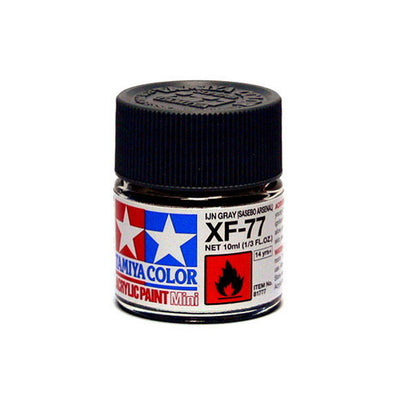 Tamiya Tamiya 81777 - XF77 ACRYLIC 10ML IJN GREY SASEBO