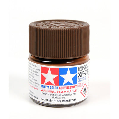 Tamiya Tamiya 81779 - XF79 ACRYLIC 10ML LINO DECK BROWN