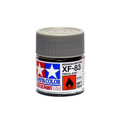 Tamiya Tamiya 81783 - XF83 ACRYLIC 10ML MED SEA GRAY 2 RAF