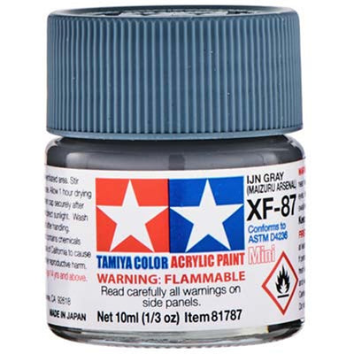 Tamiya Tamiya 81787 - XF87 ACRYLIC 10ML IJN GREY