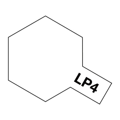 Tamiya Tamiya 82104 - LP-4 LACQUER PAINT FLAT WHITE 10ml