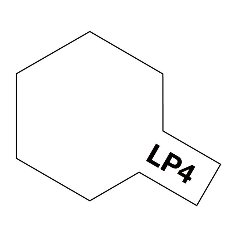 Tamiya Tamiya 82104 - LP-4 LACQUER PAINT FLAT WHITE 10ml