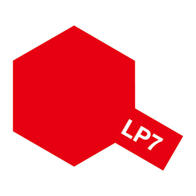 Tamiya Tamiya 82107 - LP-7 LACQUER PAINT PURE RED 10ml