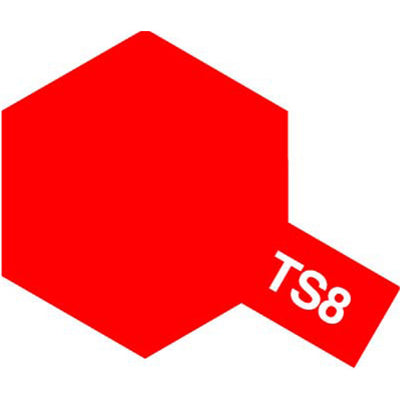 Tamiya Tamiya 85008 - TS-8   SPRAY ITALLIAN RED