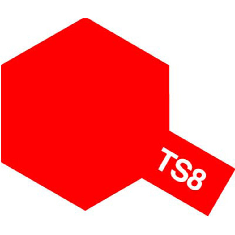 Tamiya Tamiya 85008 - TS-8   SPRAY ITALLIAN RED