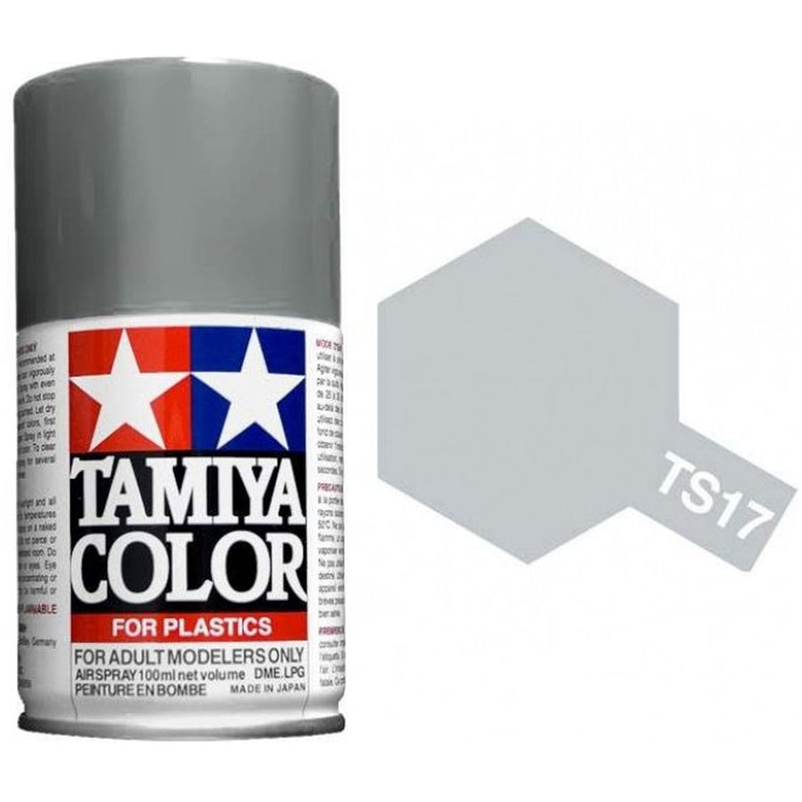Tamiya Tamiya 85017 - TS-17  SPRAY ALUMINIUM SILVER