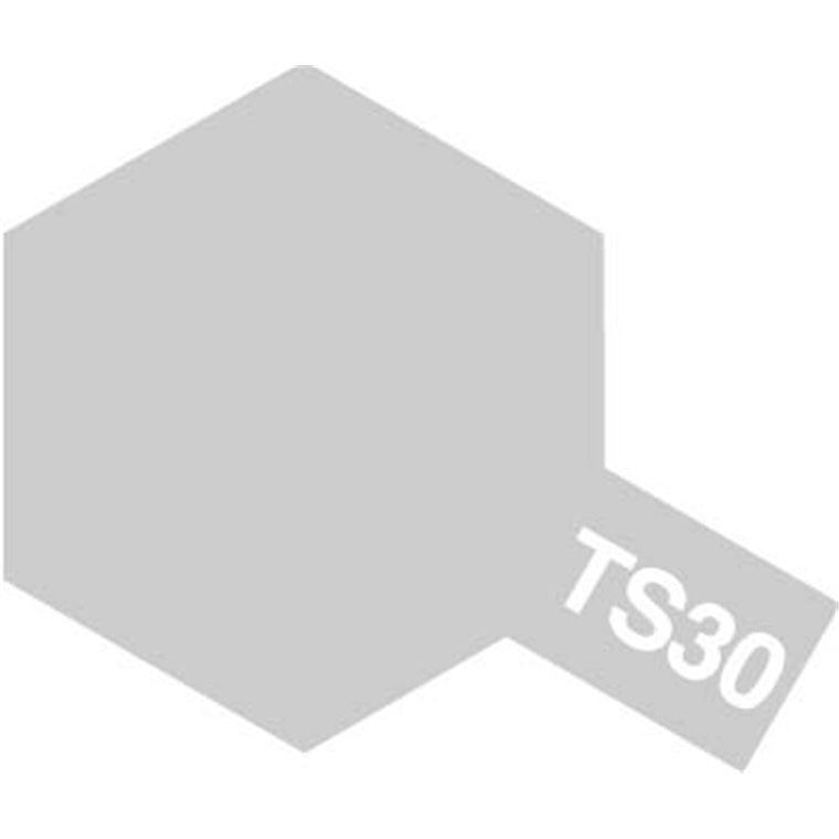 Tamiya TS-30 Spray Paint for Plastics - Silver Leaf - 100ml