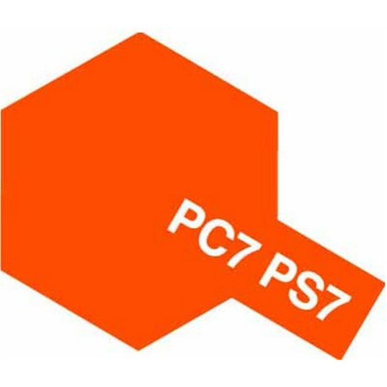 Tamiya Tamiya 86007 - PS-7  POLYCARB SPRAY ORANGE