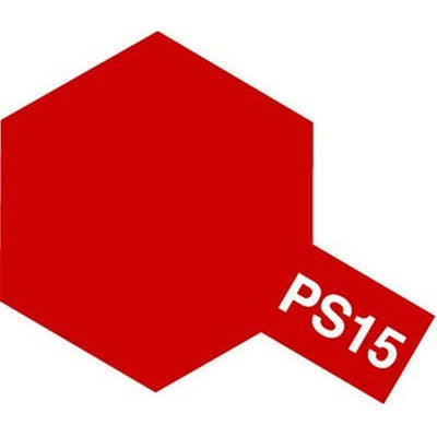 Tamiya Tamiya 86015 - PS-15 POLYCARB SPRAY METALIC RED