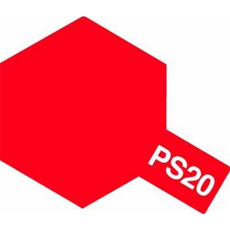 Tamiya Tamiya 86020 - PS-20 POLYCARB SPRAY FLURO RED