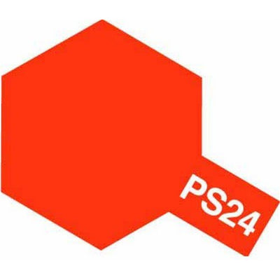 Tamiya Tamiya 86024 - PS-24 POLYCARB SPRAY FLUORANGE