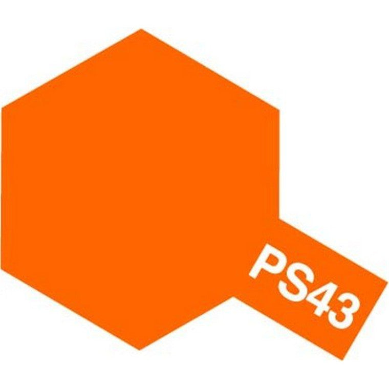 Tamiya Tamiya 86043 - PS-43 POLYCARB TRANS ORANGE
