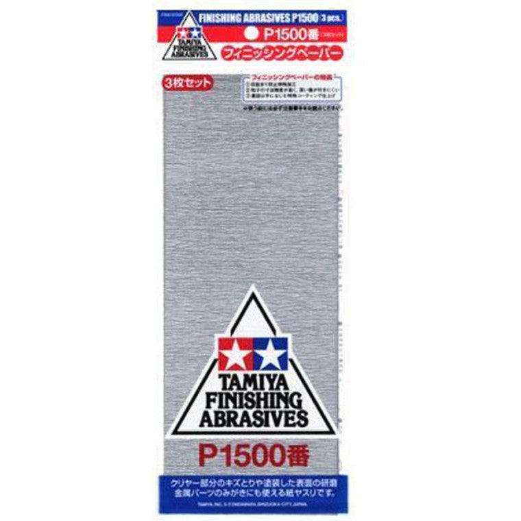 Tamiya 87059 - TAMIYA FINISH ABRASIVE(3)P1500