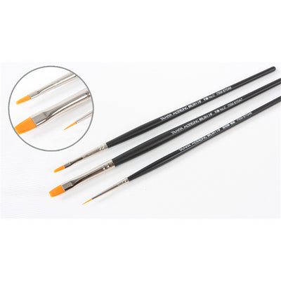 Tamiya 87067 - TAMIYA BRUSH SET FINER 3 PIECE