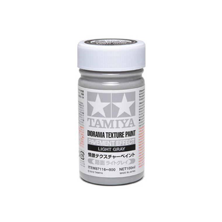 Tamiya 87116 - TAMIYA TEXTURE PAINT PAVEMENT - LIGHT GRAY