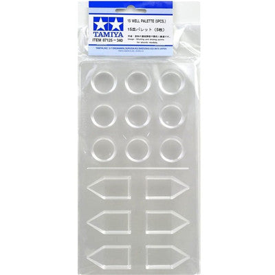 TAMIYA 15pcs x 15 WELL PALETTE (15)