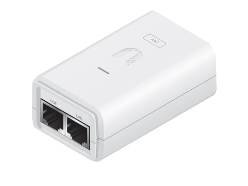 Ubiquiti POE-24-7W-G-WH - Gigabit PoE Injector 24VDC 0.3A
