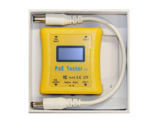 PoE-TesterV7 - PoE World PoE-TesterV7 - Universal PoE Tester V7 with Display