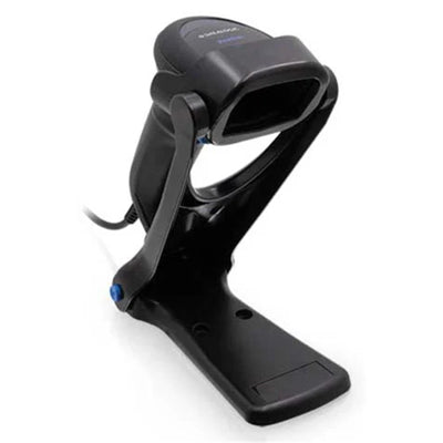 Datalogic QW2520-BKK1S black Barcode Scanner QuickScan QW2520, 2D VGA Imager, General Purpose, Handheld, USB Interface, Black. Kit inc. QW2520-BK Scanner, USB Cable 90A052258, and Stand STD-QW25-BK)