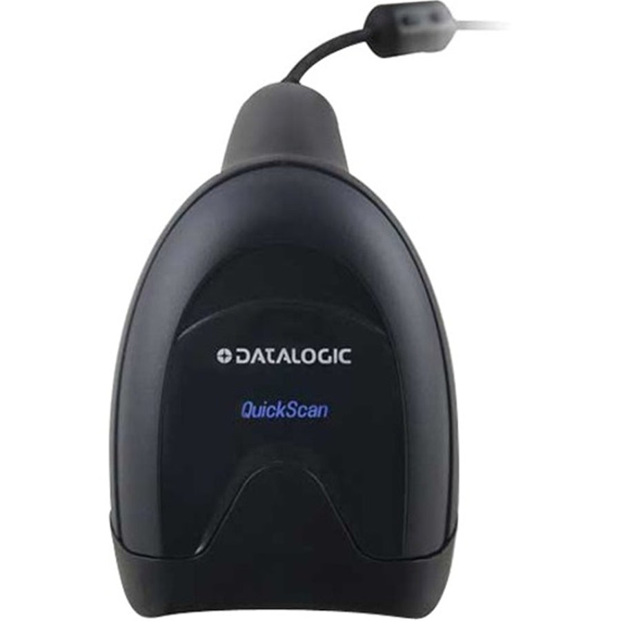 Datalogic QW2520-BKK1S black Barcode Scanner QuickScan QW2520, 2D VGA Imager, General Purpose, Handheld, USB Interface, Black. Kit inc. QW2520-BK Scanner, USB Cable 90A052258, and Stand STD-QW25-BK)