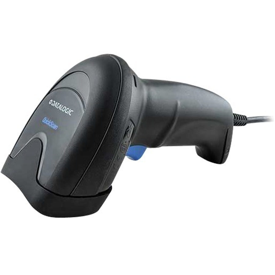 Datalogic QW2520-BKK1S black Barcode Scanner QuickScan QW2520, 2D VGA Imager, General Purpose, Handheld, USB Interface, Black. Kit inc. QW2520-BK Scanner, USB Cable 90A052258, and Stand STD-QW25-BK)