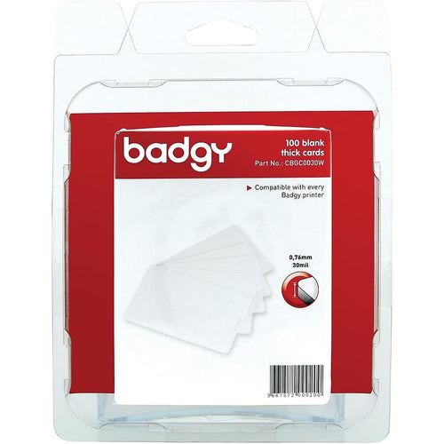 EVOLIS CBGC0030W 100 X THICK PVC CARDS (0.76MM-30MIL)