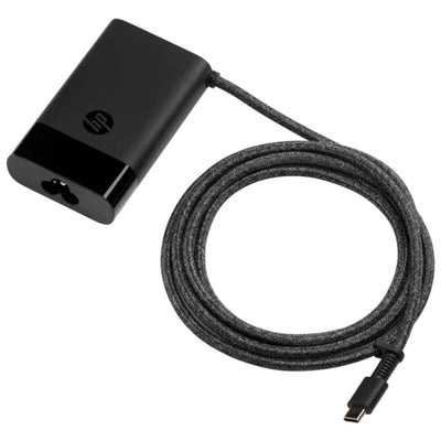 3PN48AA - HP Power Adapter AC 65W USB-C Output - C6 3-Pin AC Input - Slim Travel