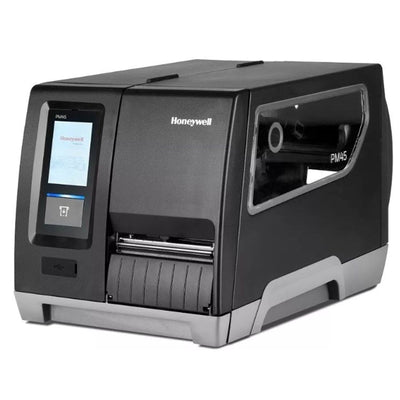 Intermec PM45: Industrial Printer, Thermal Transfer, 203DPI, 4´ label width, Touch Display, Ethernet/USB, Standard Roller, No Power Cord (sold separately)