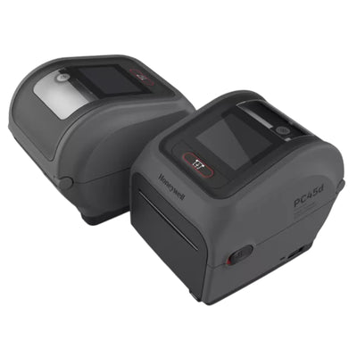 Intermec PC45, Desktop Printer, Direct Thermal, 203 DPI, 4-inch label width, Ethernet/USB/Bluetooth/WLAN (ROW)/NFC, Full Touchscreen, No Power Cord (purchase separately)