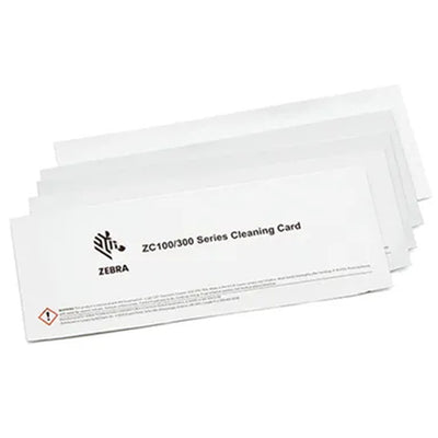 ZEBRA CLEANING CARD KIT ZC100/300 5 CARDS