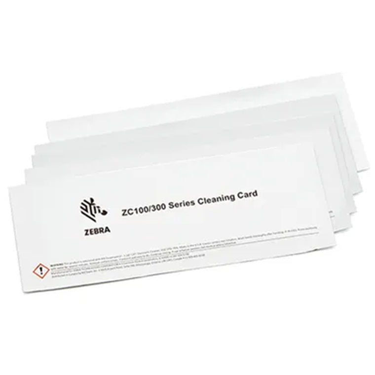 ZEBRA CLEANING CARD KIT ZC100/300 5 CARDS