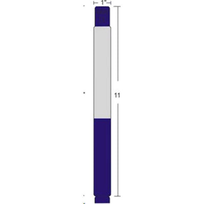 ZEBRA Z BAND FUN PKT/6 BLUE