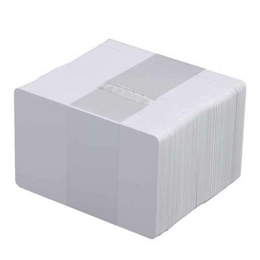 ZEBRA CARDS PVC 30MIL PLAIN 500/BOX WHI
