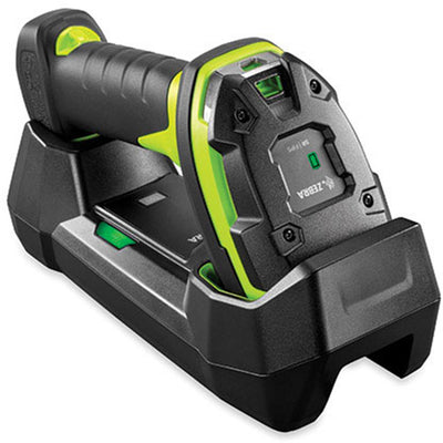 Zebra DS3678-ER Extended Range, Rugged USB Kit, Rugged 2D Area Imager, Cordless, Fips. Bluetooth Cordles IP65 and IP67F Includes cradle, USB cable, and power supply. Line cord sold separately