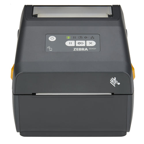 Zebra ZD421 ZD4A042-D0PE00EZ Direct Thermal Desktop Printer, 203DPI, USB, USB Host, Ethernet, BTLE5 APAC Cord Bundle, Swiss Font, EZPL
