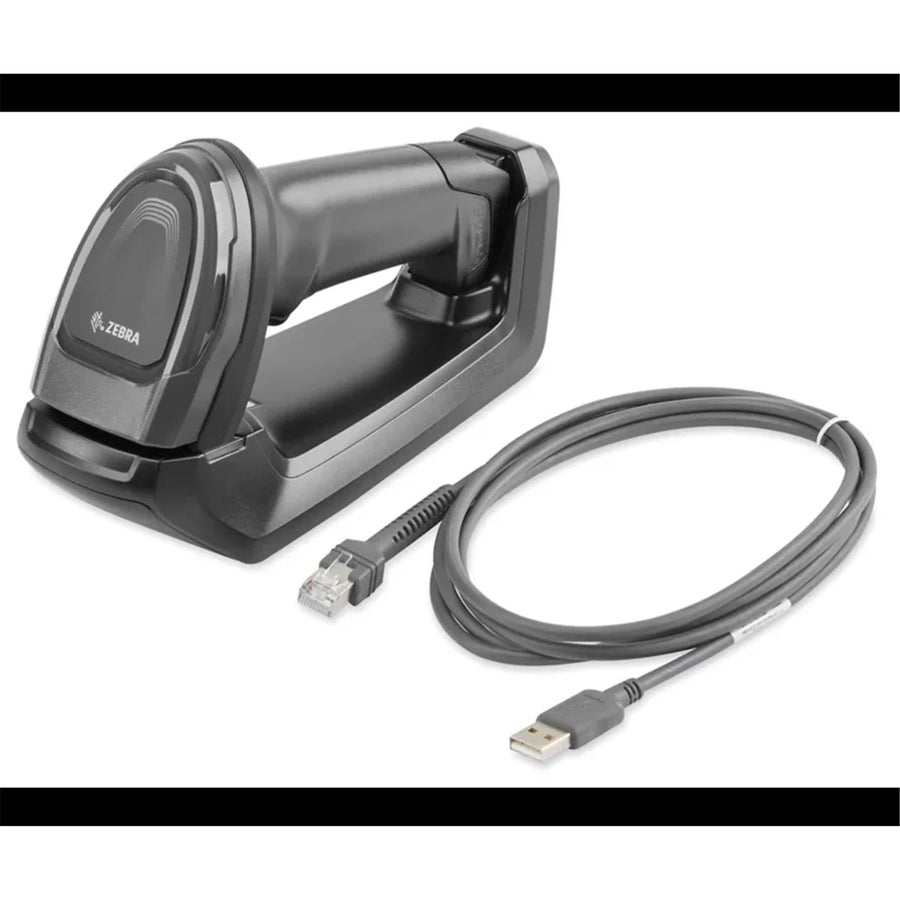 Zebra DS8178 Bluetooth wireless 2D-SR Standard Cradle Kit Cordless Area Imager, Standard Range, Digimarc, FIPS - Black - Includes standard cradle and USB cable