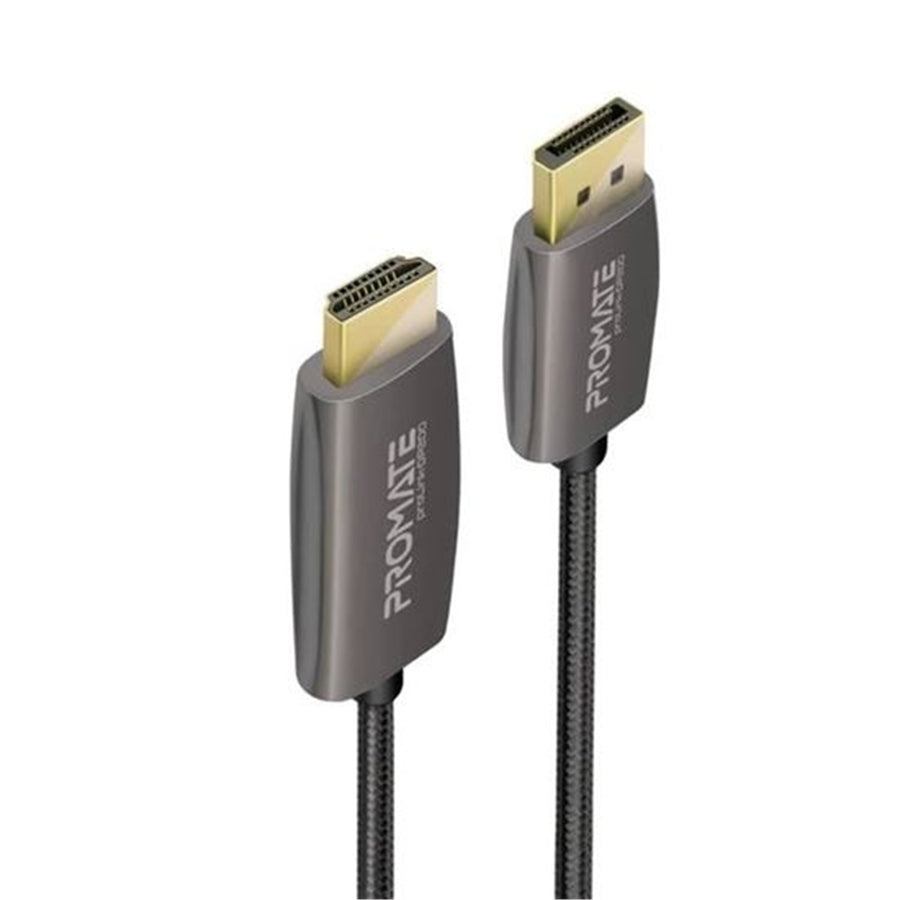 Promate  PROLINK-DP200 4K 60Hz - 18Gbps DisplayPort to HDMI Cable - 2m - Black