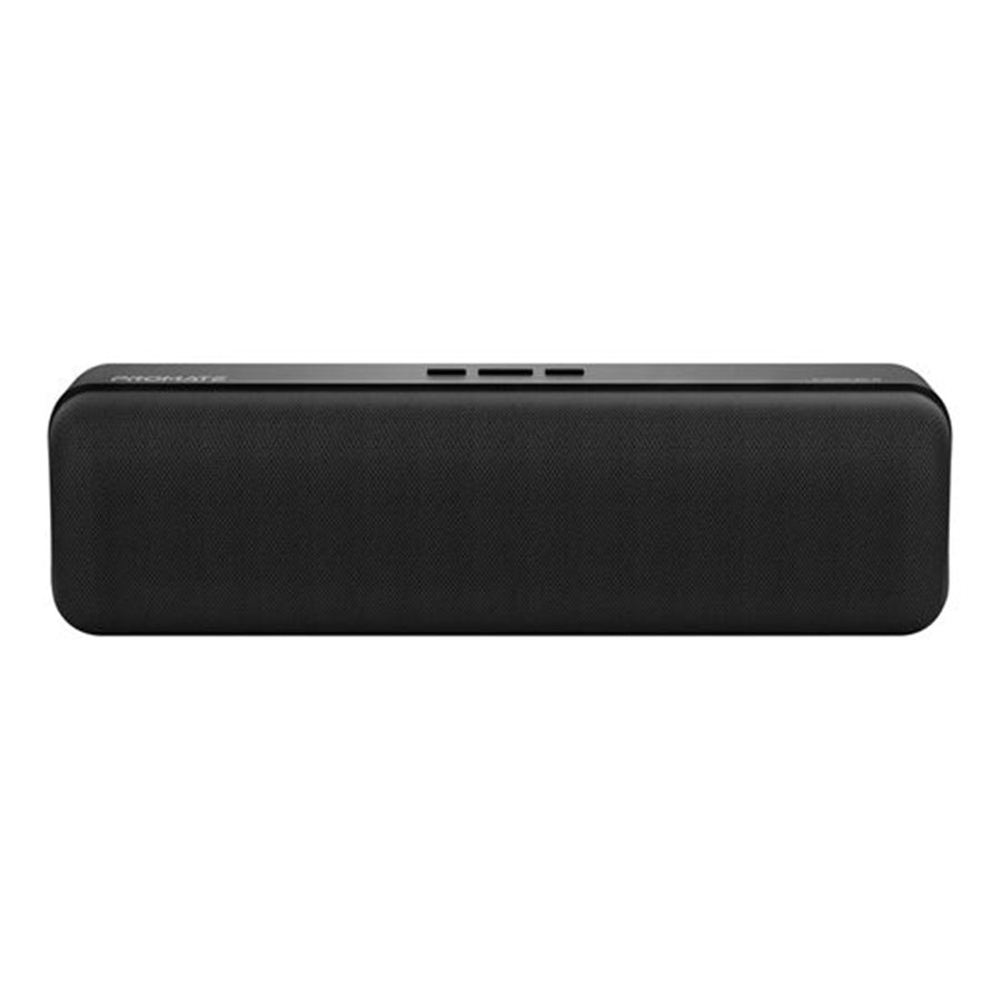 Promate CAPSULE-2-BLK - 6W Wireless HD Bluetooth Portable Speaker Built-in 1200 Lithium Battery. Up to 4 Hours